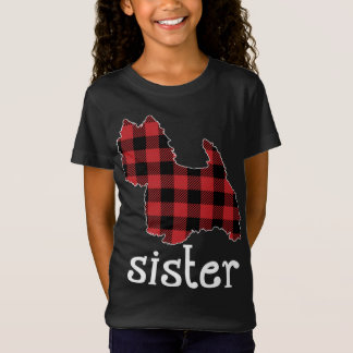 Red Play Sister Westie jul Pappa Matching Fam T Shirt