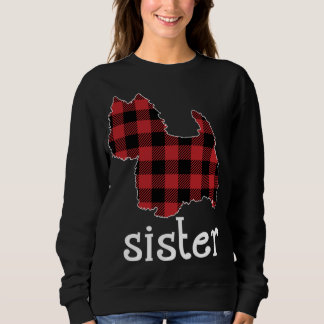 Red Play Sister Westie jul Pappa Matching Fam T Shirt