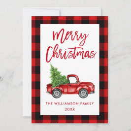 Red Play-skript, Vintage Lastbil Julkort