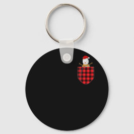 Red Play Snögubbe i Pocket Buffalo Family Nyckelring