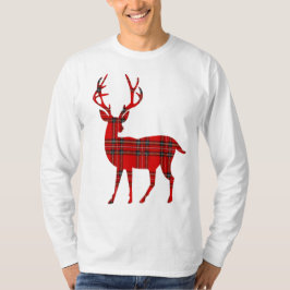 Red Play Tartan Hjort T Shirt
