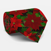 Red Poinsettia Black jul