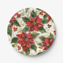 Red Poinsettia jul Flowers