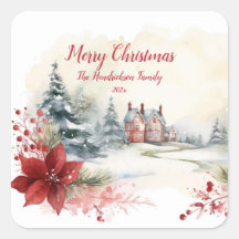 Red Poinsettias Grönt Gräs Träd jul