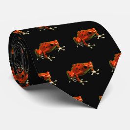 Red Poison Dart Frog Neck Tie Slips