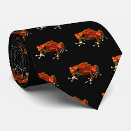 Red Poison Dart Frog Neck Tie Slips