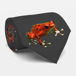 Red Poison Dart Frog Neck Tie Slips
