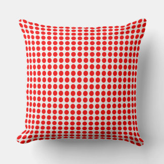 Red Polka Dots Kudde