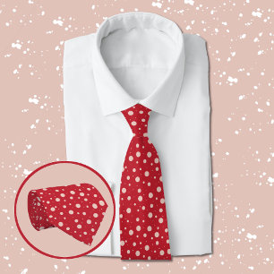 Red Polka dots Tie Slips
