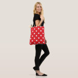 Red Polka-punkt Tygkasse<br><div class="desc">Röd polka-punktpåse</div>