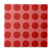 Red Polkadot Mönster
