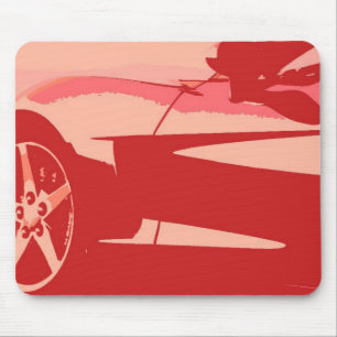 Red Pop Art Corvette Musmatta