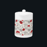 Red Poppies<br><div class="desc">Blommigten Red Poppies girly chic Blommor beige</div>