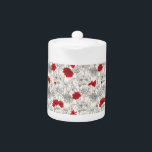 Red Poppies<br><div class="desc">Blommigten Red Poppies girly chic Blommor beige</div>