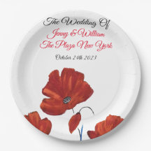 Red Poppies Bröllop