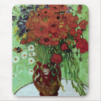 Red Poppies & Daisys (F280)Van Gogh Fine Art Musmatta