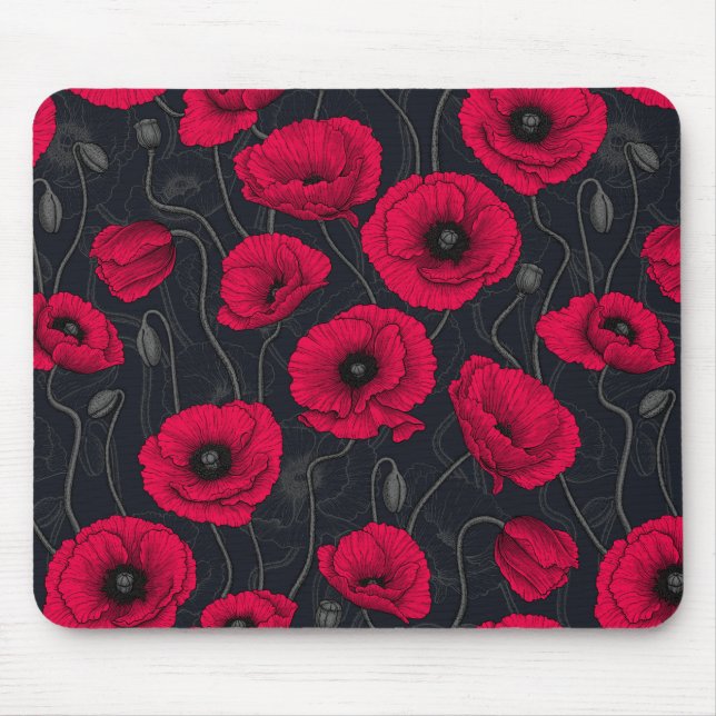 Red Poppies Musmatta (Framsidan)