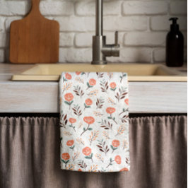 Red Poppies Nordic Kitchen Towel Kökshandduk