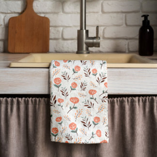 Red Poppies Nordic Kitchen Towel Kökshandduk