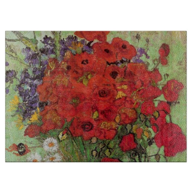 Red Poppies och Daisys av Vincent van Gogh (Framsidan)