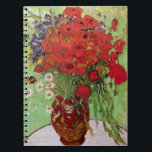 Red Poppies och Daisys av Vincent van Gogh Anteckningsbok Med Spiral<br><div class="desc">Fortfarande: Röda poppies och Daisy av Vincent van Gogh är en vintage bra konst post impressionism fortfarande blommigt målning. En vacker bukett av röda vallmoblommor och vita blommor av daisy färska från trädgården i ett dekorativt vas. Om konstnären: Vincent Willem van Gogh (1853-1890) var en av de mest berömd Post...</div>