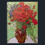 Red Poppies och Daisys av Vincent van Gogh Anteckningsbok Med Spiral<br><div class="desc">Fortfarande: Röda poppies och Daisy av Vincent van Gogh är en vintage bra konst post impressionism fortfarande blommigt målning. En vacker bukett av röda vallmoblommor och vita blommor av daisy färska från trädgården i ett dekorativt vas. Om konstnären: Vincent Willem van Gogh (1853-1890) var en av de mest berömd Post...</div>