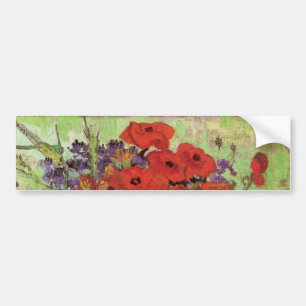 Red Poppies och Daisys av Vincent van Gogh Bildekal