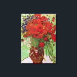 Red Poppies och Daisys av Vincent van Gogh Canvastryck<br><div class="desc">Fortfarande: Röda poppies och Daisy av Vincent van Gogh är en vintage bra konst post impressionism fortfarande blommigt målning. En vacker bukett av röda vallmoblommor och vita blommor av daisy färska från trädgården i ett dekorativt vas. Om konstnären: Vincent Willem van Gogh (1853-1890) var en av de mest berömd Post...</div>