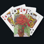 Red Poppies och Daisys av Vincent van Gogh Casinokort<br><div class="desc">Fortfarande: Röda poppies och Daisy av Vincent van Gogh är en vintage bra konst post impressionism fortfarande blommigt målning. En vacker bukett av röda vallmoblommor och vita blommor av daisy färska från trädgården i ett dekorativt vas. Om konstnären: Vincent Willem van Gogh (1853-1890) var en av de mest berömd Post...</div>