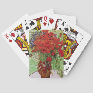 Red Poppies och Daisys av Vincent van Gogh Casinokort