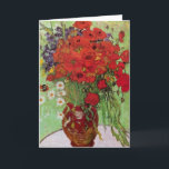 Red Poppies och Daisys av Vincent van Gogh Kort<br><div class="desc">Fortfarande: Röda poppies och Daisy av Vincent van Gogh är en vintage bra konst post impressionism fortfarande blommigt målning. En vacker bukett av röda vallmoblommor och vita blommor av daisy färska från trädgården i ett dekorativt vas. Om konstnären: Vincent Willem van Gogh (1853-1890) var en av de mest berömd Post...</div>