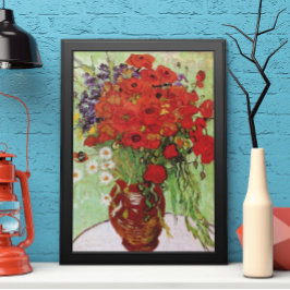 Red Poppies och Daisys av Vincent van Gogh Poster
