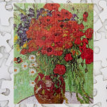 Red Poppies och Daisys av Vincent van Gogh Pussel<br><div class="desc">Fortfarande: Röda poppies och Daisy av Vincent van Gogh är en vintage bra konst post impressionism fortfarande blommigt målning. En vacker bukett av röda vallmoblommor och vita blommor av daisy färska från trädgården i ett dekorativt vas. Om konstnären: Vincent Willem van Gogh (1853-1890) var en av de mest berömd Post...</div>