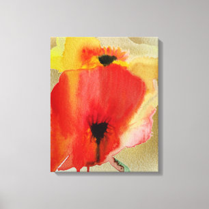 Red Poppies OriginArt Canvastryck