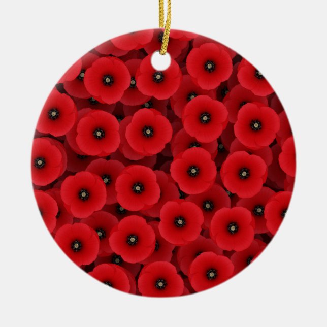 Red Poppies Ornament (Framsidan)