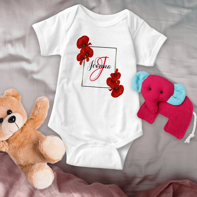 Red Poppies Ram Personlig T Shirt (Skapare uppladdad)