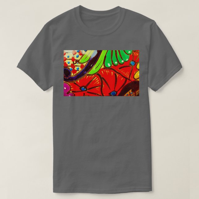 Red Poppies Talavera T Shirt (Design framsida)