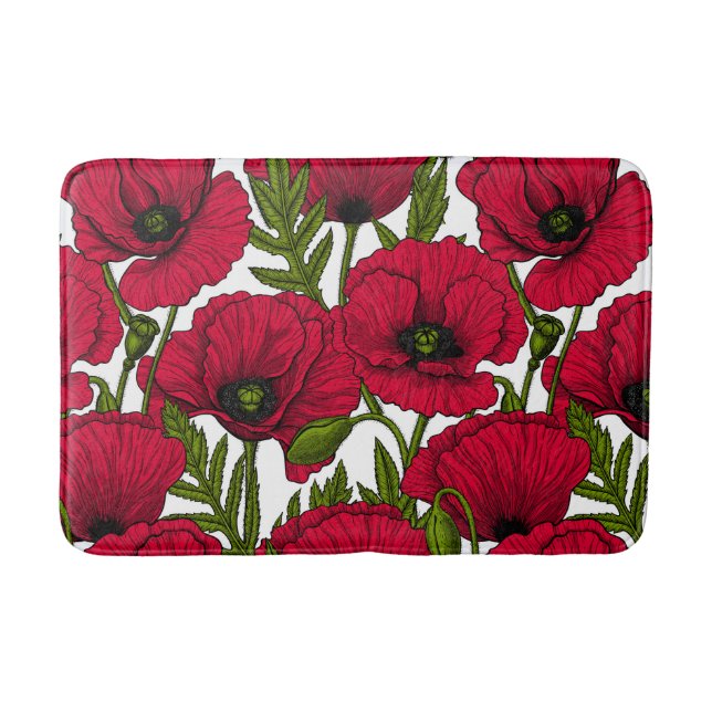 Red Poppy 2 Badrumsmatta (Framsidan)