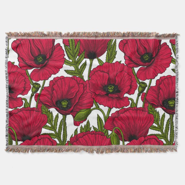 Red Poppy 2 Filt (Framsidan)