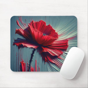 Red Poppy Abstrakt Musmatta