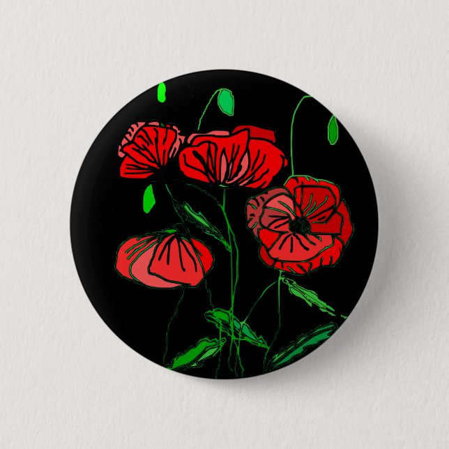 Red Poppy Art - Knapp (Framsida)