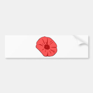 Red Poppy Bildekal