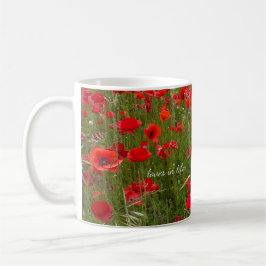 Red Poppy Fält Kaffemugg