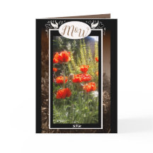 Red Poppy Feilds Monogram Flower Tack