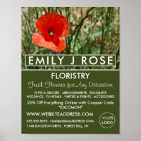 Red Poppy, Floristry Advertising