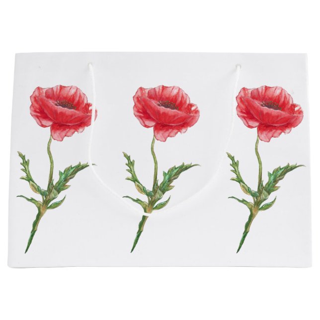 Red Poppy Gift Bag (Framsidan)