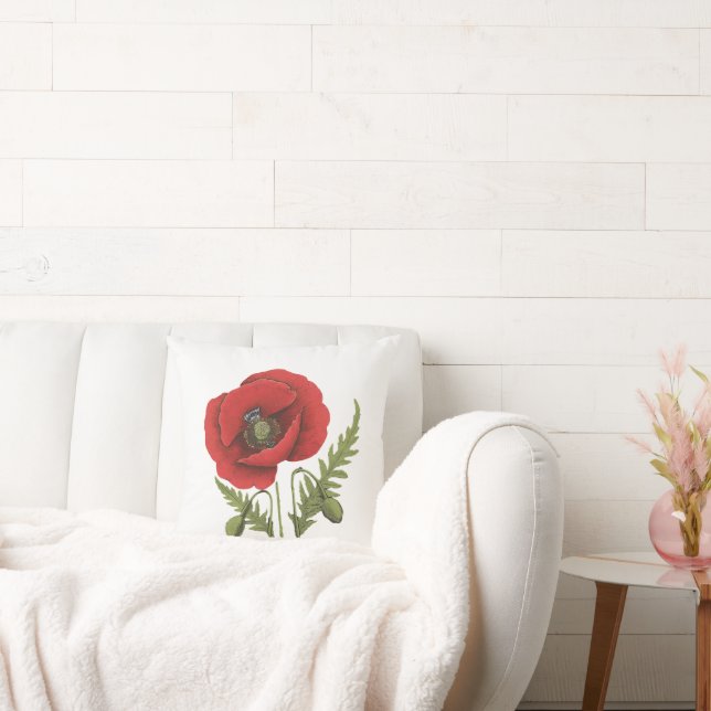 Red Poppy Kudde (Soffa)