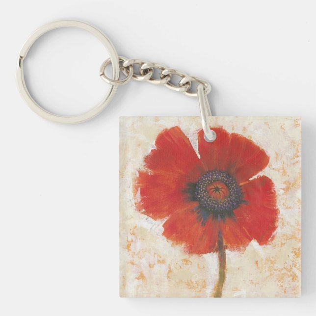 Red Poppy Porträtt (Framsidan)