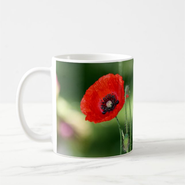 Red Poppy Seed Mugg (Vänster)