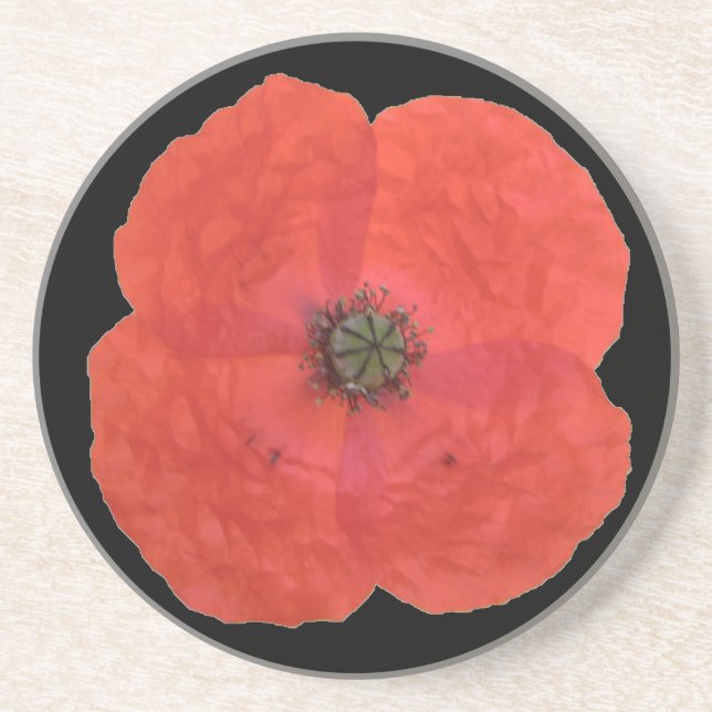 Red Poppy Underlägg (Framsidan)